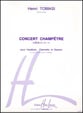 CONCERT CHAMPETRE WOODWIND TRIO cover